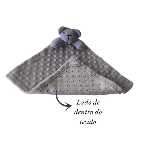 Imagem de Naninha Bolinhas Com Prendedor De Chupeta Ursinho Para Bebê 13 Cores Plush Antialérgica