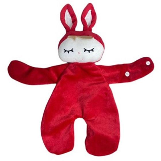 Imagem de Naninha Com Porta Chupeta Soft Antialérgico Extra Macio Plush