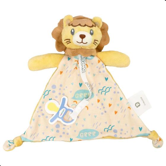 Imagem de Naninha Com Prendedor De Chupeta e Bichinho Masculino Pimpolho