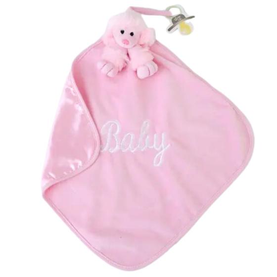 Imagem de Naninha Para Bebê Cachorra Lili Rosa - Zip Toys