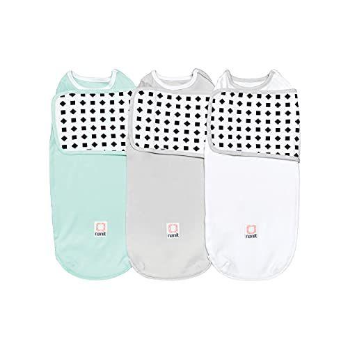 Nanit Breathing Wear Swaddle 3Pack Funciona Pro Baby Monitor para