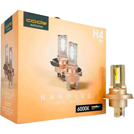 Imagem de Nano Led Micro Edition 12v Code 6000k H4 Universal