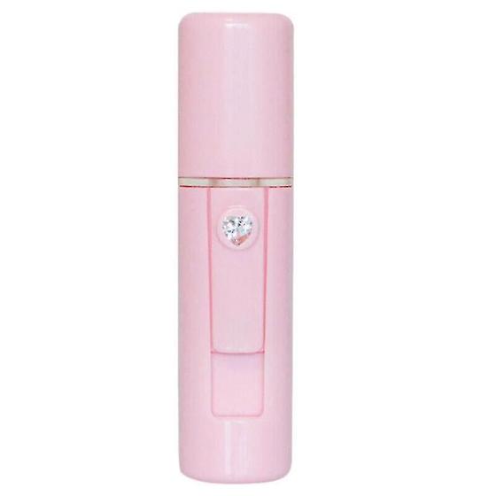 Imagem de Nano Mister Facial USB Rosa - Limpador de Ferramentas Cosméticas com Spray de Névoa Fria