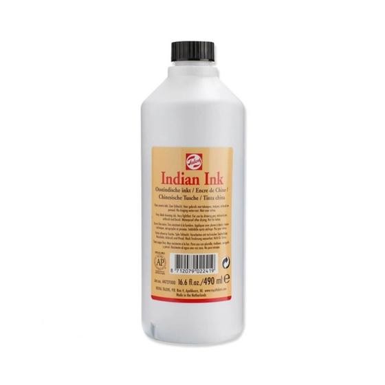 Imagem de Nanquim Talens Indian Ink 490 ml Preto