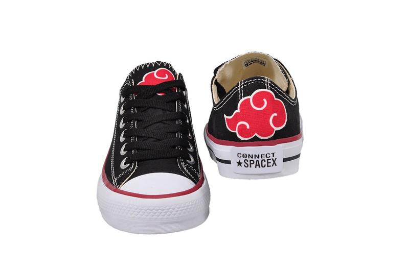 Imagem de Naruto Akatsuki Tenis All Feminino Masculino Cano Baixo Star Envio Já 223OX