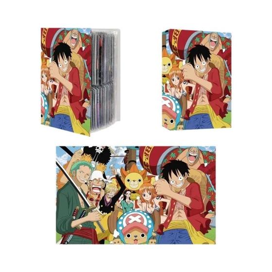 Imagem de Naruto Dragon Ball Álbum De Cartas De Uma Peça Livro 240 Peças Suporte Fichário Brinquedo Para