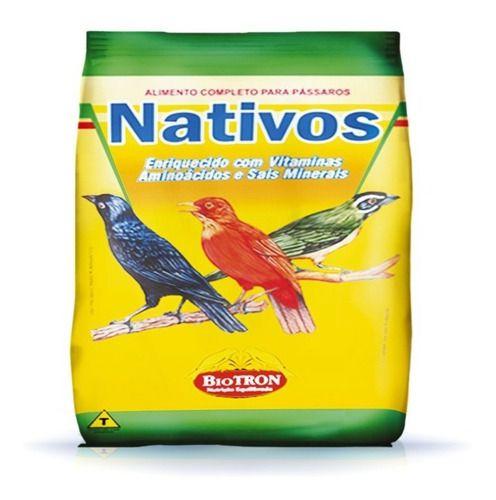 Imagem de Nativos 1 Kg - Biotron - Trinca Ferro, Pixarro, Pássaro Preto, Azulão, Sabiá