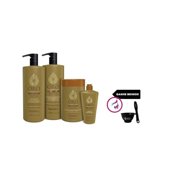 Imagem de Natumaxx Kit Oro Therapy 24k 4 Produtos Kit Combo Completo