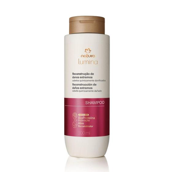 Imagem de NATURA LUMINA SHAMPOO RECONSTRUCAO DE DANOS EXTREMOS 300ml