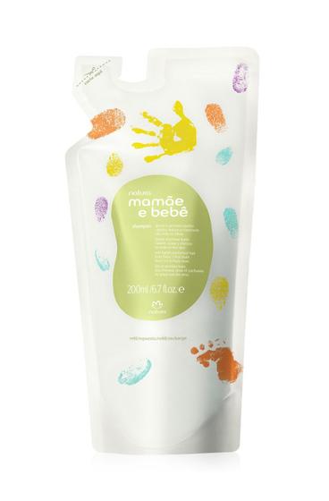 Natura mamãe bebê shampoo suave refil 200ml