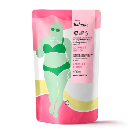 Imagem de Natura tododia hidratante acerola e hibisco refil 400ml