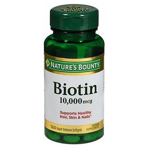 Imagem de Nature's Bounty Biotin 120 Softgels by Nature's Bounty