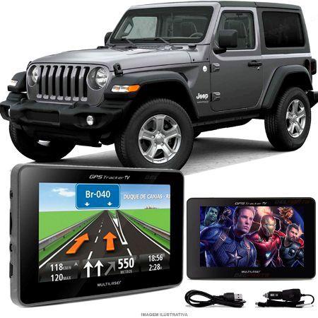 Navegador Gps Automotivo JEEP WRANGLER SAHARA Tela 4,3 Touch Voz C/ TV FM  Oferta - Multilaser - GPS Automotivo - Magazine Luiza