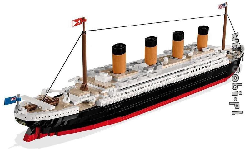 Navio Rms Titanic 1:450 Cobi Blocos De Montar 722 Pcs 1929 - Brinquedos ...