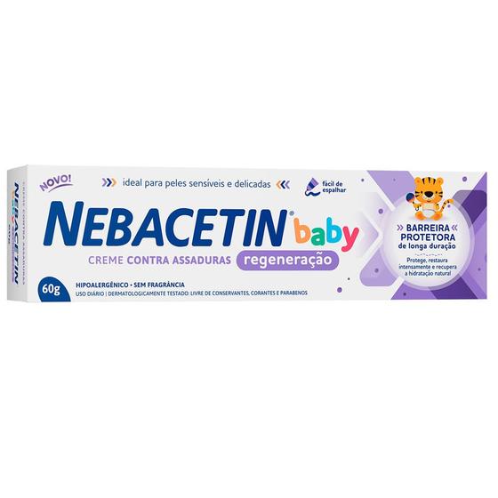 Imagem de Nebacetin Baby Regeneração Creme Contra Assaduras 60g