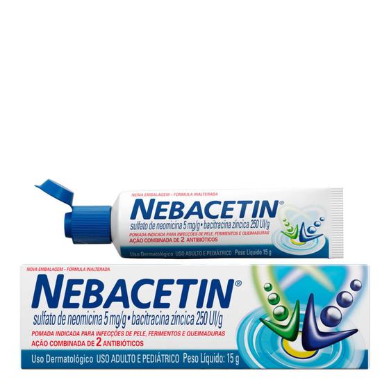Imagem de Nebacetin Pomada 15 g - TAKEDA