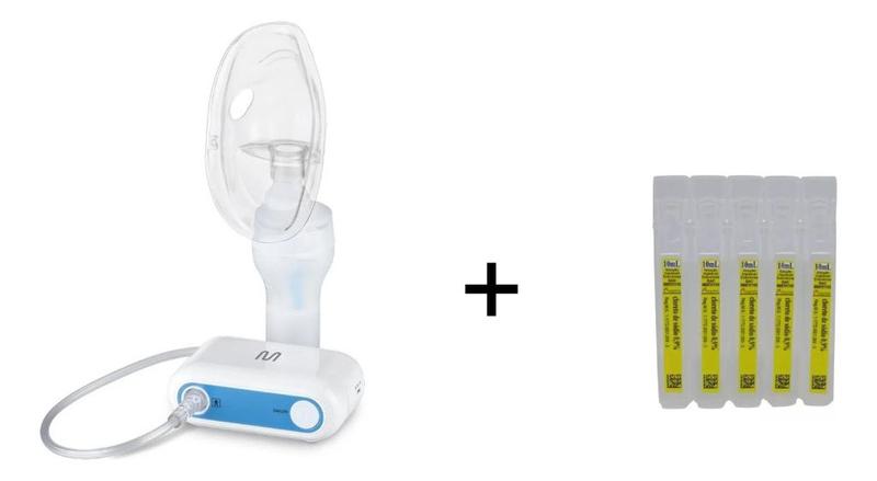 Nebulizador De Ar Comprimido Toque único E Soro Fisiológico - MULTI ...