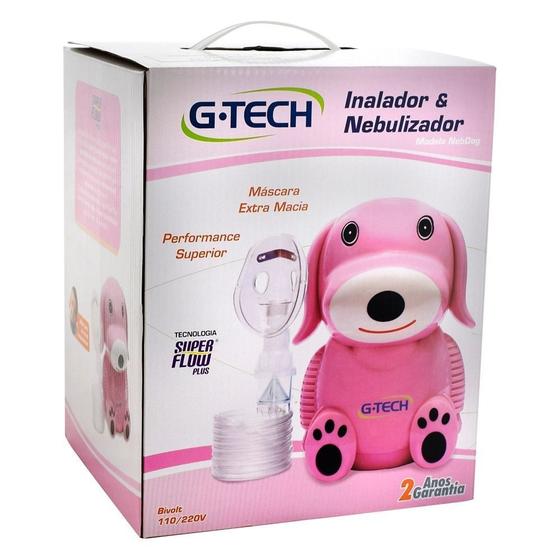 Imagem de Nebulizador g-tech modelo dog rosa