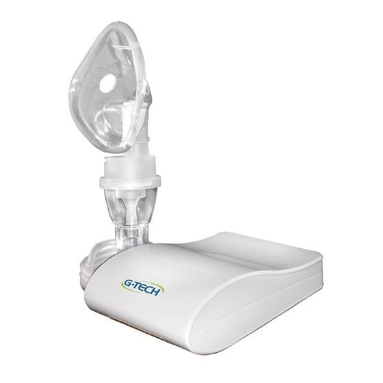 Nebulizador Inalador De Ar Comprimido G-Tech Compact DC1 Branco Menor preço em Nebulizador Inalador De Ar Comprimido G-Tech Compact DC1 Branco