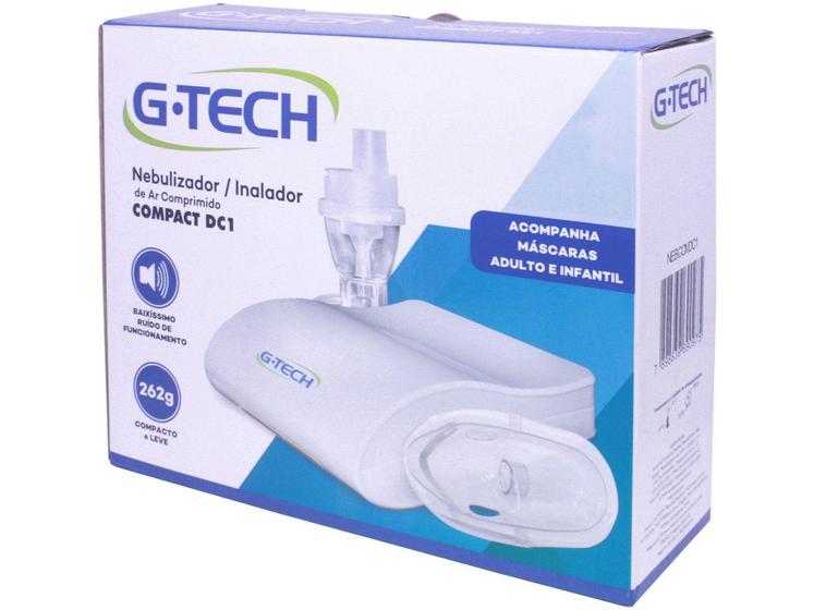 Imagem de Nebulizador/Inalador Portátil Ar Comprimido Adulto e Infantil G-Tech Compact DC1