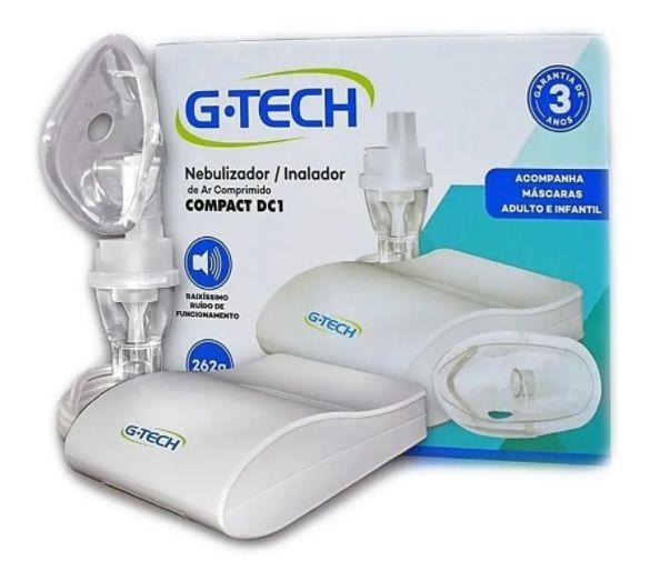 Nebulizador/Inalador Portátil NEBCOMDC1 - G-Tech - Inalador ...