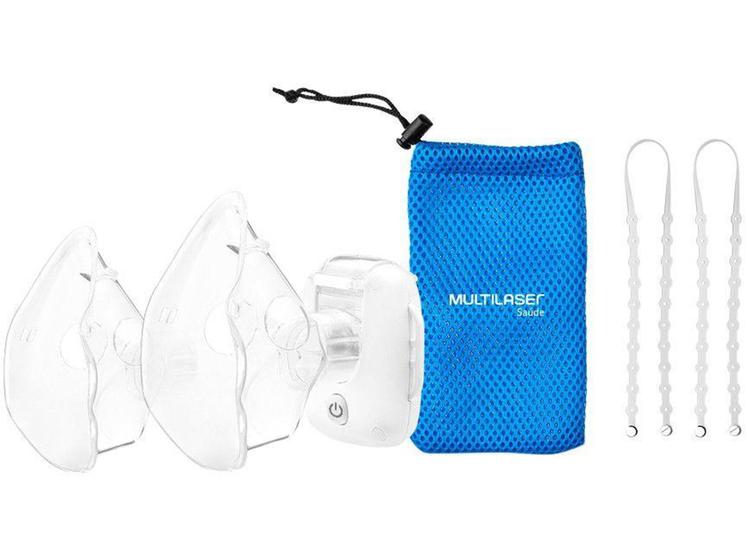 Imagem de Nebulizador/Inalador Portátil Rede Vibratória - Multilaser Mash Air Mask