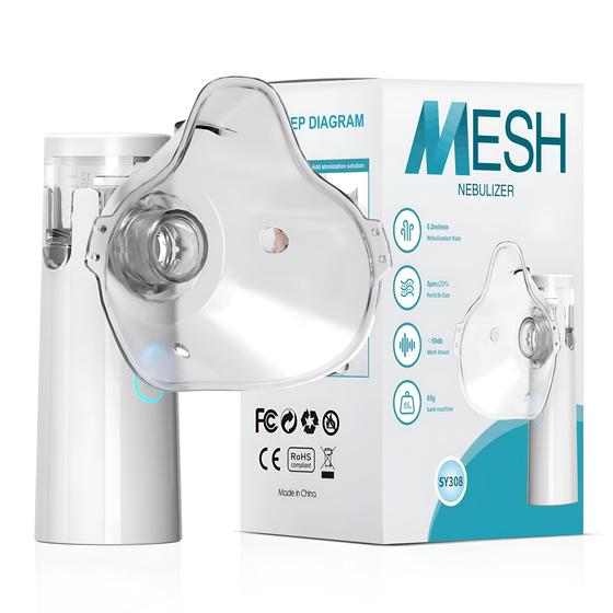 Nebulizador Inalador Ultrassônico Portátil Adulto E Infantil Usb Bivolt Pilha - Mesh Menor preço em Nebulizador Inalador Ultrassônico Portátil Adulto E Infantil Usb Bivolt Pilha - Mesh