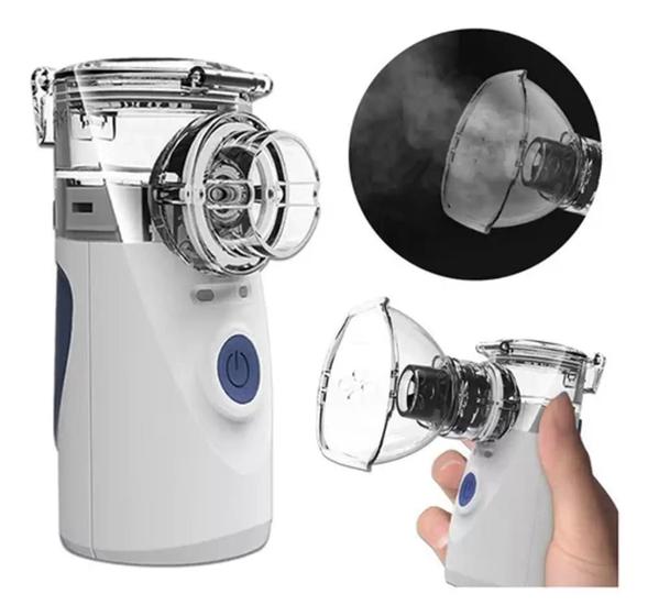 Nebulizador Inalador Ultrassônico Portátil Bi-volt Ou Pilha - Mesh Imagem de Nebulizador Inalador Ultrassônico Portátil Bi-volt Ou Pilha