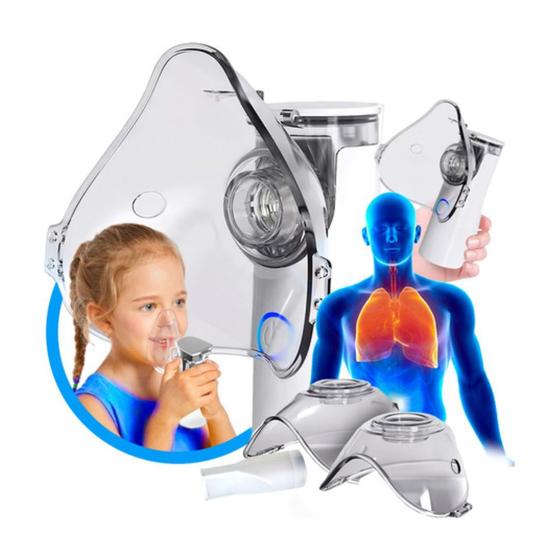 Nebulizador Inalador Ultrassônico Portátil Usb Bivolt Pilha Silencioso - A Solução Inovadora para sua Saúde Respiratória Menor preço em Nebulizador Inalador Ultrassônico Portátil Usb Bivolt Pilha Silencioso - A Solução Inovadora para sua Saúde Respiratória