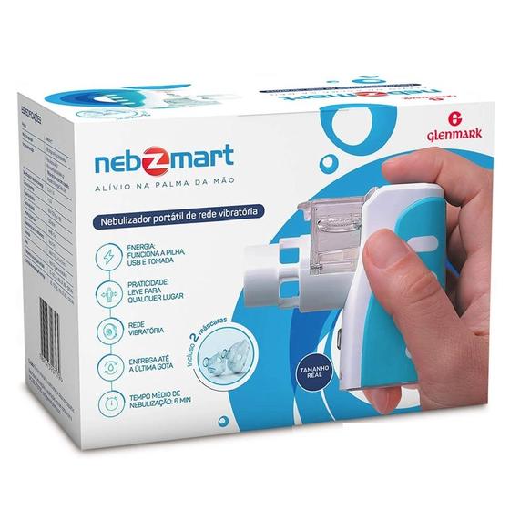 Imagem de Nebulizador Portátil Nebzmart Glenmark