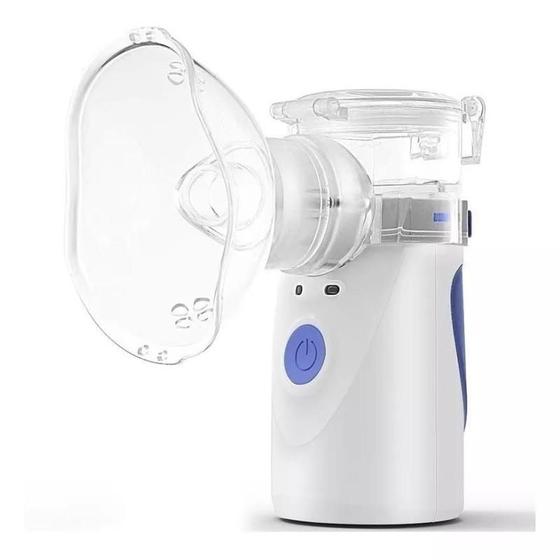 Imagem de Nebulizador silencioso ultrassônico portátil, inalador para adulto e bebê, gripe de asma, bronquite, crianças