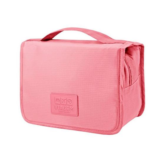 Imagem de Necessaire Bolsa de Viagem com Gancho Cosméticos Maquiagem Produtos de Higiene