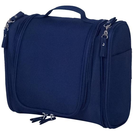 Imagem de Necessaire Feminina Estojo de Viagem com Alça Organizador Mala Masculino Bolsa