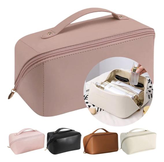 Imagem de Necessaire Feminina Organizador Maquiagem Viagem Blogueira