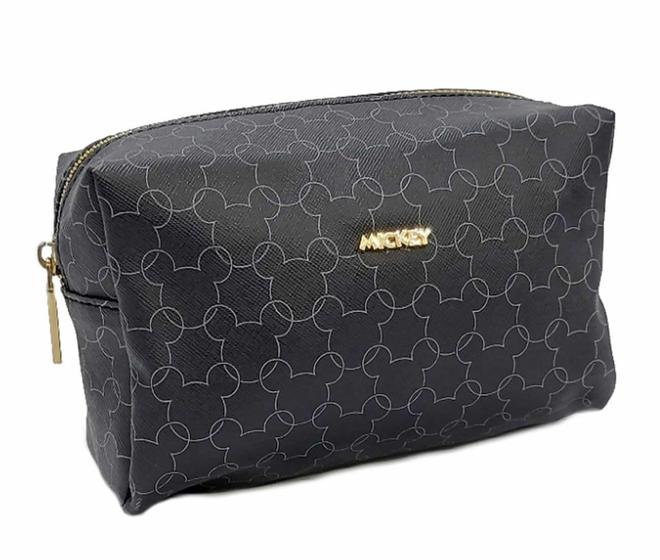 Imagem de Necessaire Feminina Porta Objetos e Estojo Mickey Preto - Luxcel