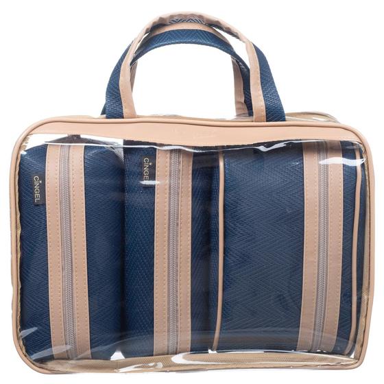 Necessaire Feminina Viagem 4 Peças Frasqueira Estilo / 022 Menor preço em Necessaire Feminina Viagem 4 Peças Frasqueira Estilo / 022
