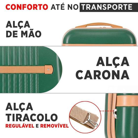 Imagem de Necessaire Frasqueira Santino 182 Athena Rígida Viagem Abs