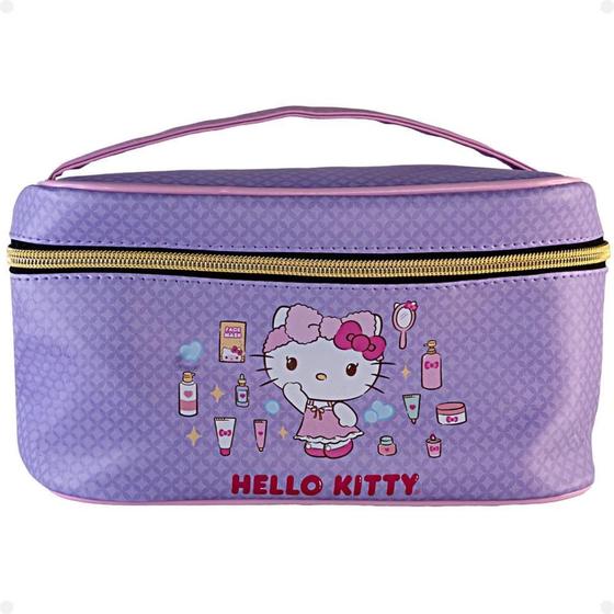 Imagem de Necessaire Hello Kitty By Klass Vough Lilás Kchk-05L