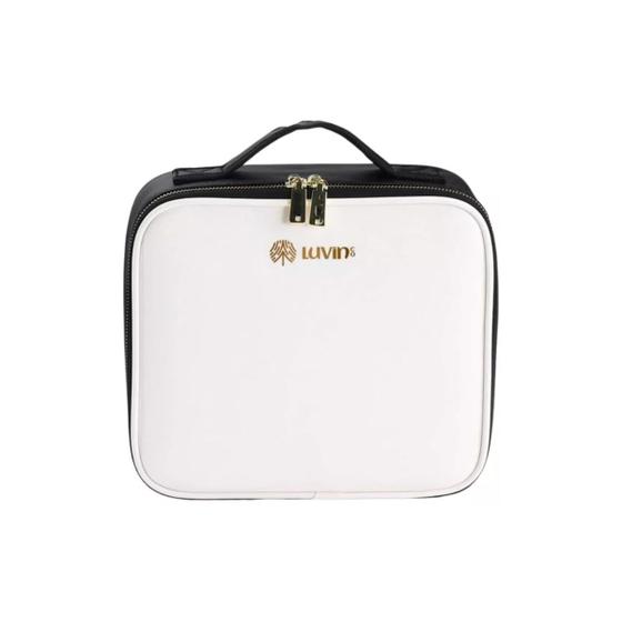 Imagem de Necessaire Maleta de Make C/ Espelho Led com Luz Personalizável Camarim Maquiagem