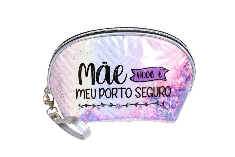 Imagem de Necessaire Oval Dia Da Mães Pvc 22X14X7