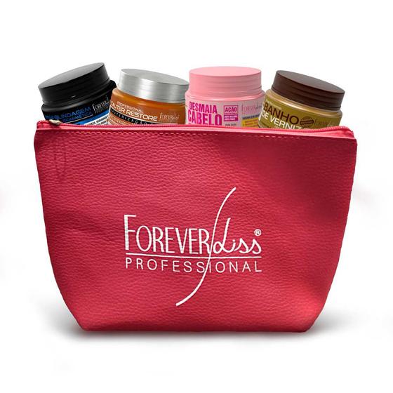 Imagem de Necessaire Recheada com 4 Mini Máscaras Forever Liss
