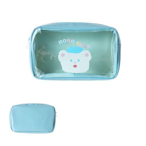 Imagem de Necessaire retangular hoho bear - azul