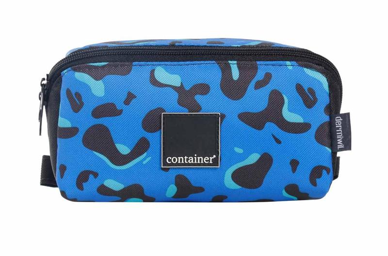 Imagem de Necessaire Unissex Fun Container Animal Print Azul Poliester