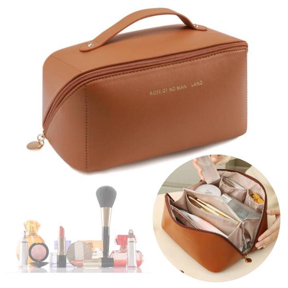 Imagem de Necessarie Feminina Estojo De Maquiagem Bolsa Maleta Organizadora Acessórios Cosméticos Skin Care