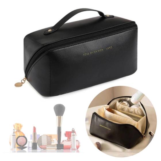Imagem de Necessarie Feminina Estojo De Maquiagem Bolsa Maleta Organizadora Acessórios Cosméticos Skin Care