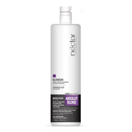 Imagem de Néctar Professional Blondon Matize Color Shampoo Açaí 1L