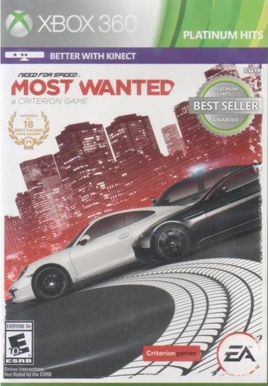 Imagem de Need For Speed Most Wanted (Platinum Hits/Kinect) - XBOX-360