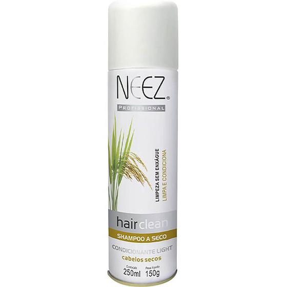 Neez Hair Clean Shampoo A Seco Limpeza Sem Enxágue Cabelos Secos 