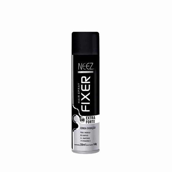 Neez Hair Fixer Spray Fixador Extra Forte 24 Horas 250ml Modelador