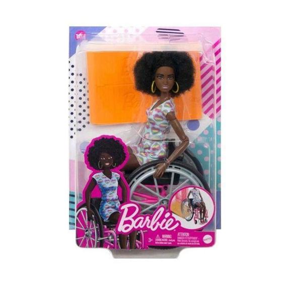 Imagem de Negra Barbie Cadeira De Rodas - Mattel HJT14